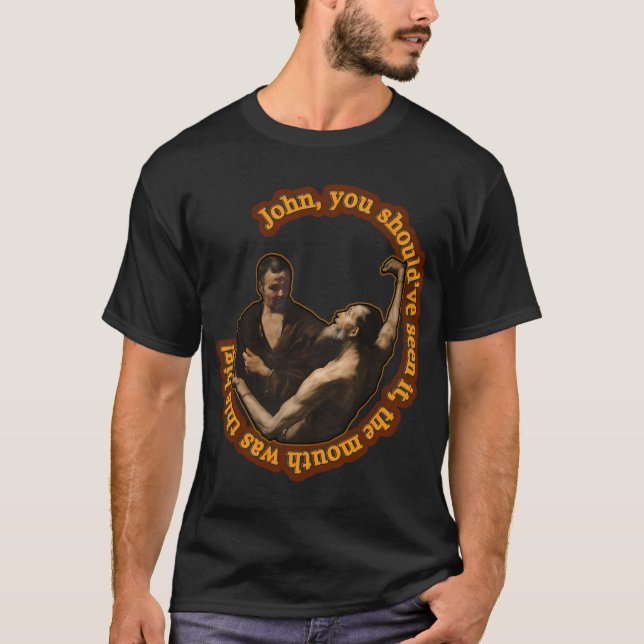 Rolig klassisk konstdekal t shirt (Framsida)
