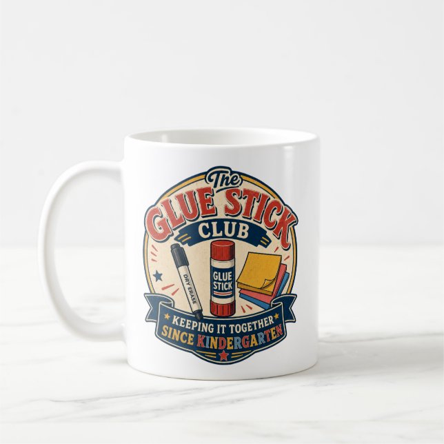 Rolig Klassrumsdesign för Lärare Kaffemugg (Vänster)