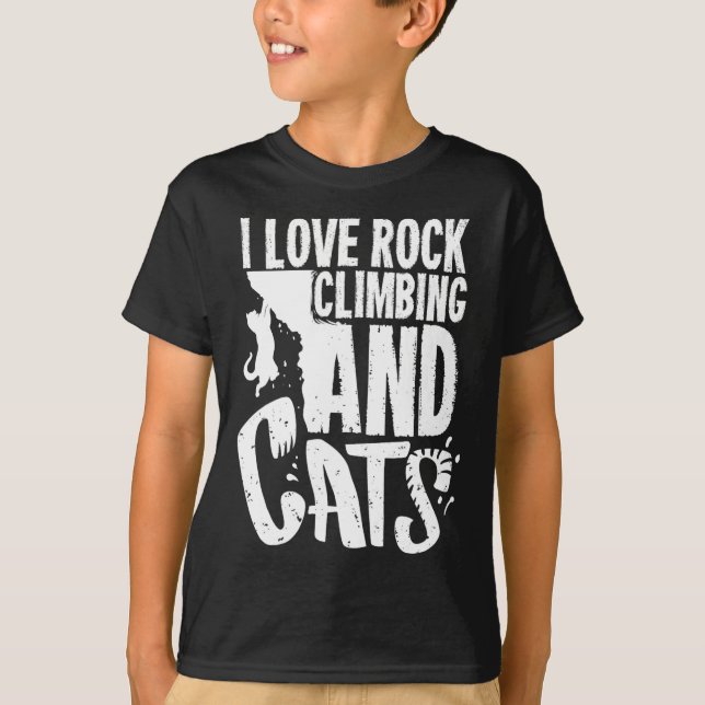 Rolig Klätterpresent För En Kattälskare  T Shirt (Framsida)