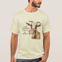 Rolig Klättrade "Över backen" nu en "Gammal Bock" T Shirt