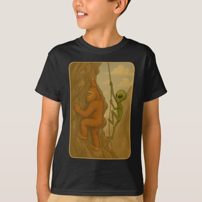 Rolig Klippklättring Boulder Klättra Väggar Meme  T Shirt (Framsida)