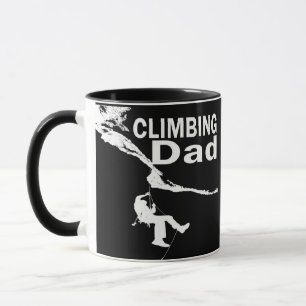 Rolig Klippklättring Pappa Mugg