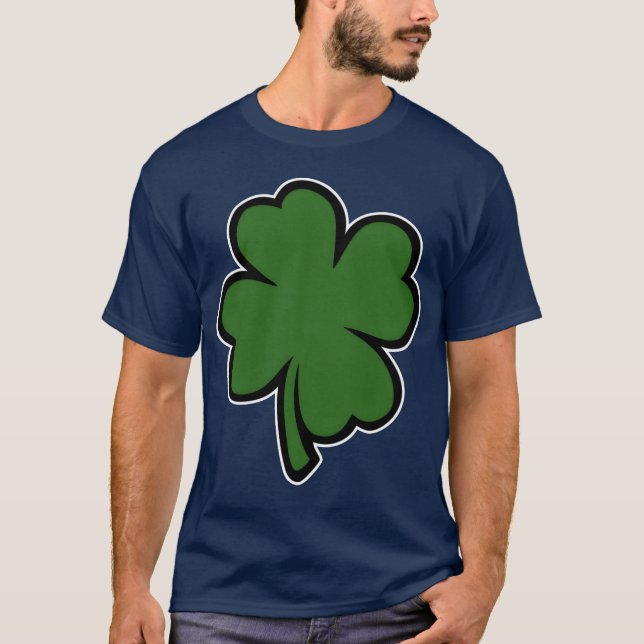 rolig klövercitat t shirt (Framsida)
