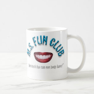 Rolig klubbmugg för ms kaffemugg