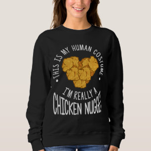 Rolig klump för människadräkthöna t shirt