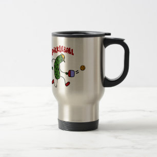 Rolig knipa som leker Pickleball handlingdesign Resemugg