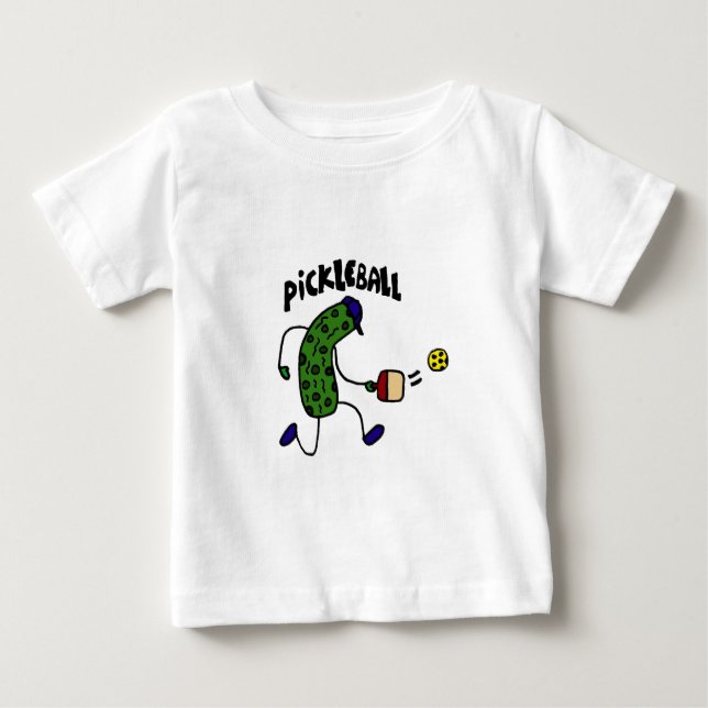 Rolig knipa som leker Pickleball T Shirt (Framsida)