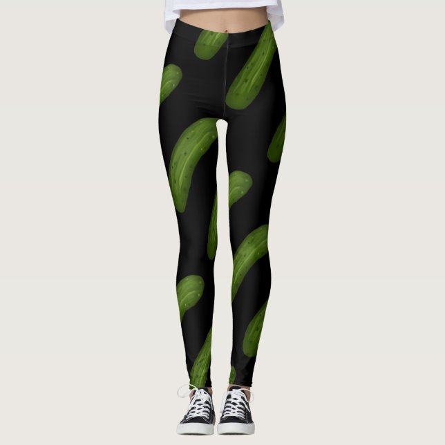 Rolig knipadamasker leggings (Framsida)