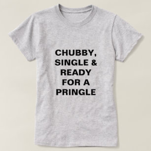Rolig knubbig, singel & redo för en Pringle T Shirt