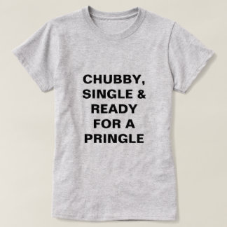 Rolig knubbig, singel & redo för en Pringle T Shirt