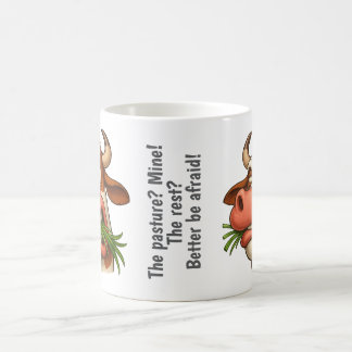 Rolig ko kaffemugg