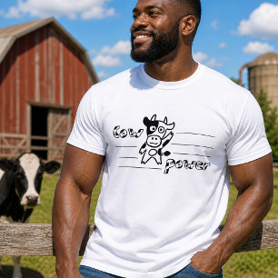 Rolig Ko Kraft Tee Shirt