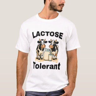 Rolig ko som säger laktostolerant mejerimjölk humo t shirt
