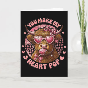 Rolig ko-sommarpresent design Söt ko-älskare Kort