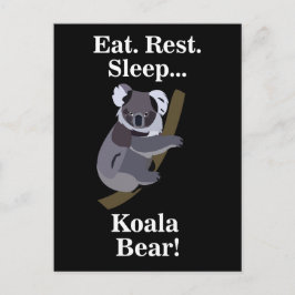 Rolig Koala Björn Vykort