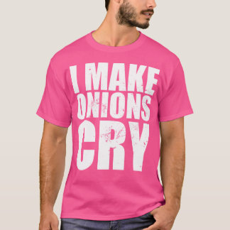 Rolig kock jag får lökar att gråta t shirt