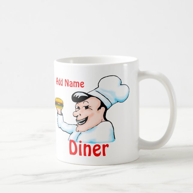 Rolig kockkaffemugg (anpassadet) kaffemugg (Höger)
