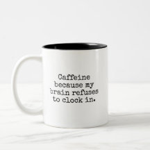 Rolig koffein kaffemugge sarkastisk humor