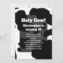 Rolig kofttryck Personlig hel ko Barnkalas