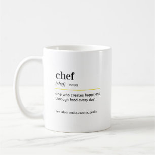 Rolig Kökschef Definition Gåva Kaffemugg