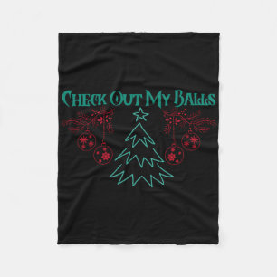 Rolig Kolla Min Julpynt T Shirt Fleecefilt