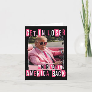 Rolig Kom In förlorare Vi Tar Amerika Tillbaka Tru Kort