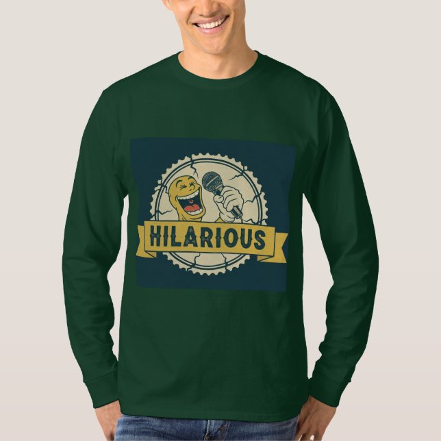 Rolig Komedi T Shirt (Framsida)