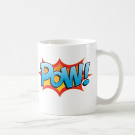 Rolig komisk Pow! Kaffemugg
