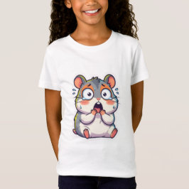 Rolig Komiskt Panikslagen Chockad Hamster Meme Bar T Shirt