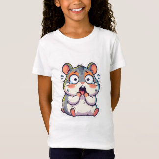 Rolig Komiskt Panikslagen Chockad Hamster Meme Bar T Shirt