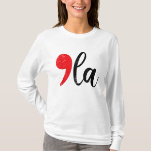 Rolig Komma La Harris för presidentvalet 2024 T Shirt
