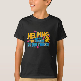 Rolig kommentar som hjälper små människor stor sar t shirt