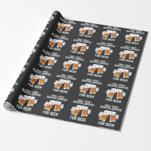 Rolig Kommer Att Ge Tandläkaren Råd För Öl Presentpapper