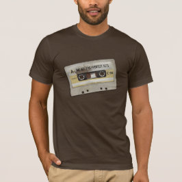 Rolig kompakt Tshirt för ljudsignalkassett T-shirt