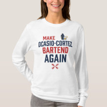Rolig konservativ AOC bartender politisk humor