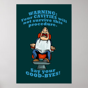 Rolig konst för tandläkarekontorsvägg poster