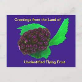 Rolig & Konstig vykort Oidentifierad flygande fruk
