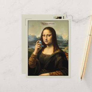 Rolig konstparodi vykort