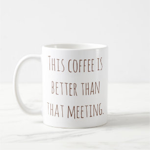 Rolig kontorskaffekopp kaffemugg