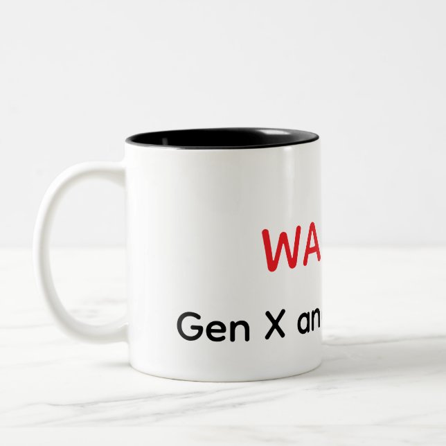 Rolig kopp för Gen X-kvinnor i klimakteriet med en (Vänster)