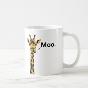 Rolig kopp med giraffko