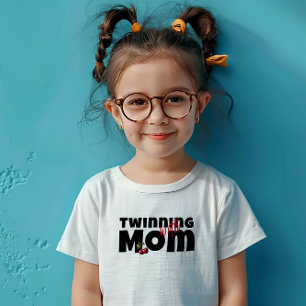 Rolig körsbärsvibb slogan födelsedag svart t shirt
