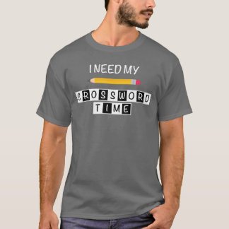Rolig korsordstid för korsordsälskare present t shirt