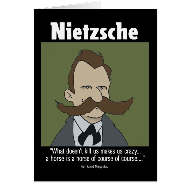 Rolig kort - Nietzshe-kort (Framsidan)