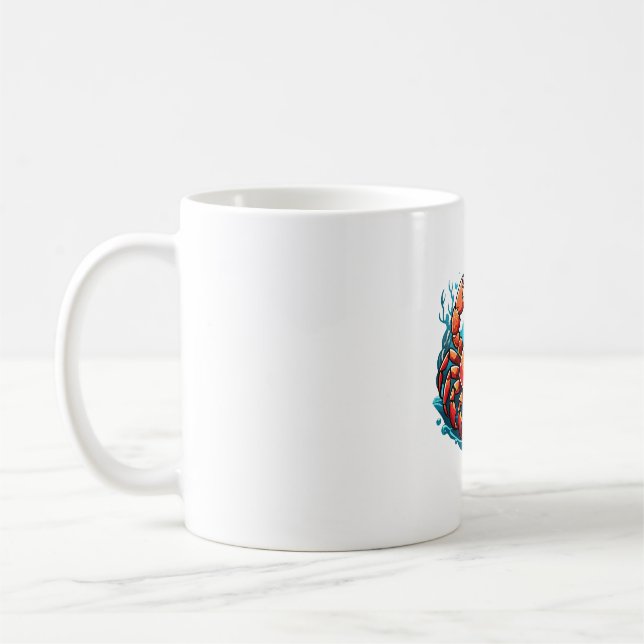 rolig-krabba kaffemugg (Vänster)