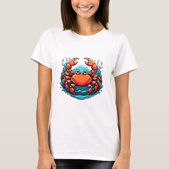 rolig-krabba t shirt (Framsida)