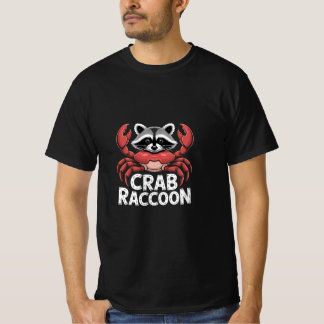 Rolig Krabba Tvättbjörn Hybrid Djur Söt Hav T Shirt