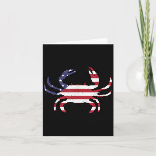 Rolig krabbdräkt för män kvinnor barn sjömat krabb kort