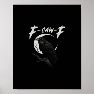 Rolig Kråka Essential Kreativ Ledig Poster
