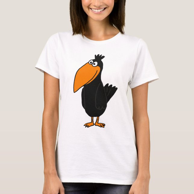 Rolig kråkadesign för BB Tee Shirt (Framsida)